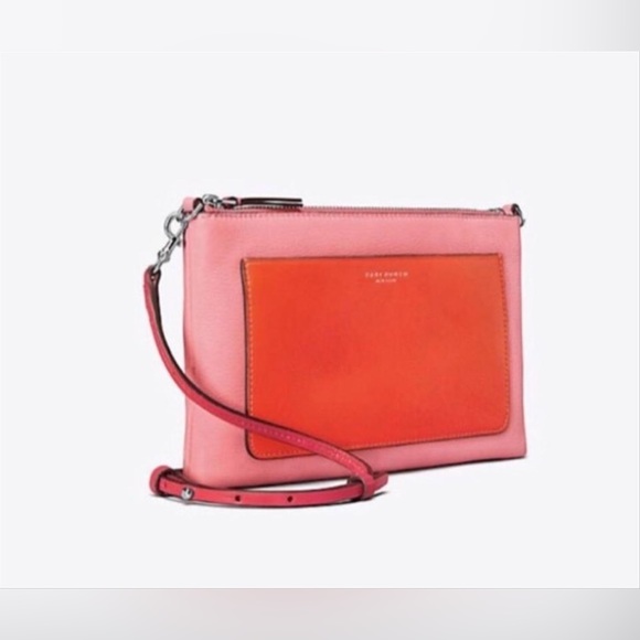 🎀TORY BURCH COLOR BLOCK LEATHER TASSEL CROSSBODY BAG NWT🎀 - Picture 11 of 12